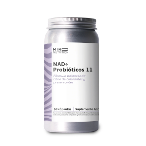 NAD+ Probioticos 11 Cepas 60 caps . Mind Nutrition