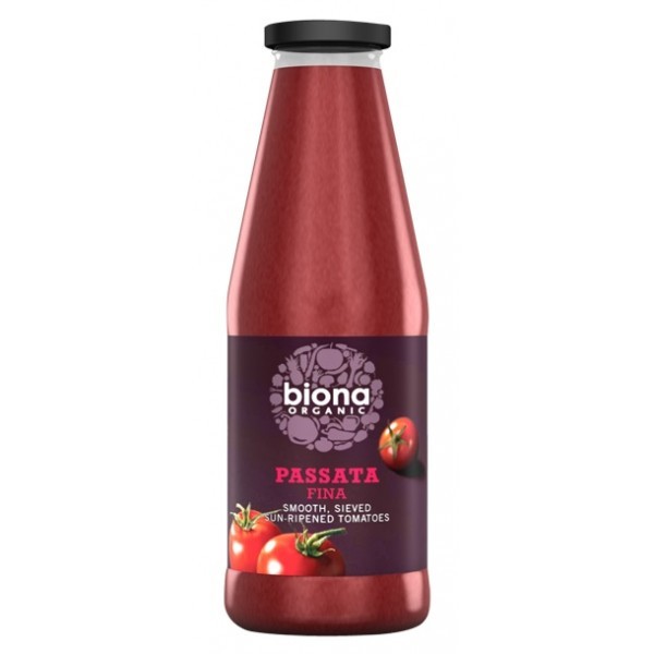 Salsa de Tomates 680g Passata Fina Orgánica Biona