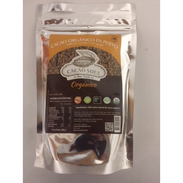 Cacao Natural en Polvo 300g cacao soul