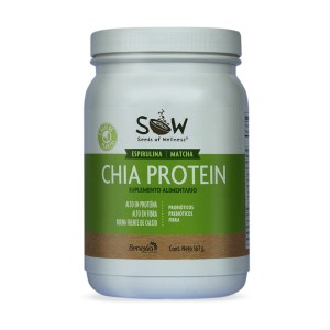 PROTEINA CHIA SPIRULINA MATCHA 567 GRS SOW