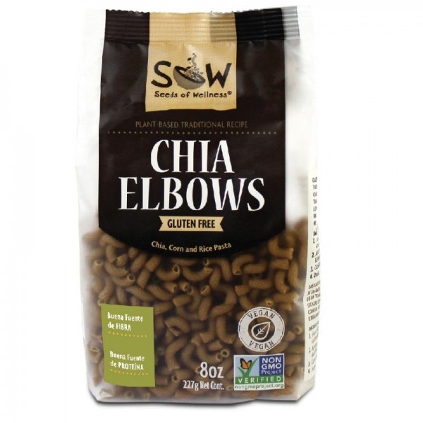 SOW PASTA DE CHIA ELBOWS 227GRS