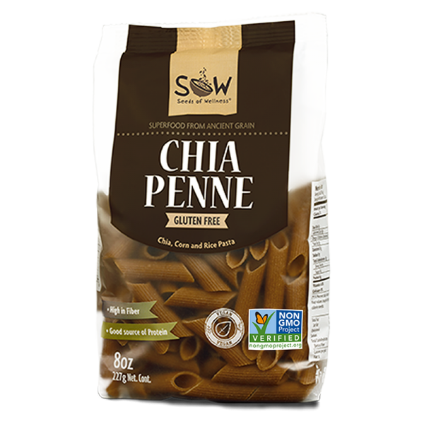 SOW PASTA DE CHIA PENNE 227 GRS