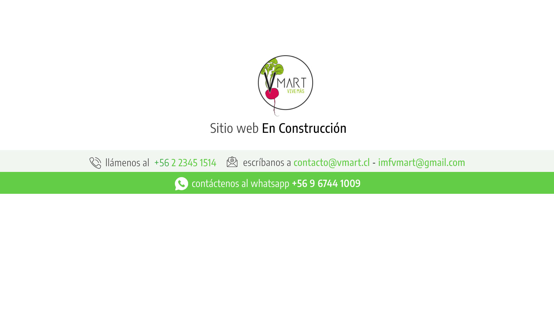 Sitio Web en Construcción